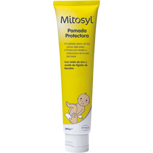 Mitosyl Pomada Protectora Pomada protectora previene y trata las irritaciones de la piel del beb&eacute; por rozaduras del pa&ntilde;al 145 gr