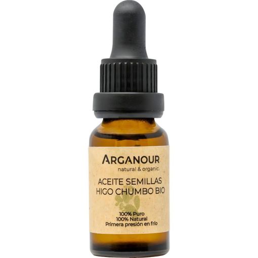 Arganour Aceite Semillas Higo Chumbo Bio Aceite combate los signos de la edad 100% natural 15 ml