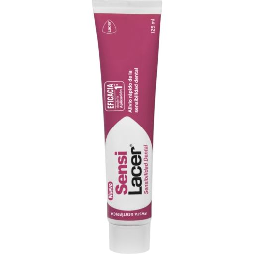 Lacer Sensi Sensibilidad Dental Pasta Dent&iacute;frica Pasta de dientes con fl&uacute;or para un alivio r&aacute;pido de la sensibilidad dental 125 ml