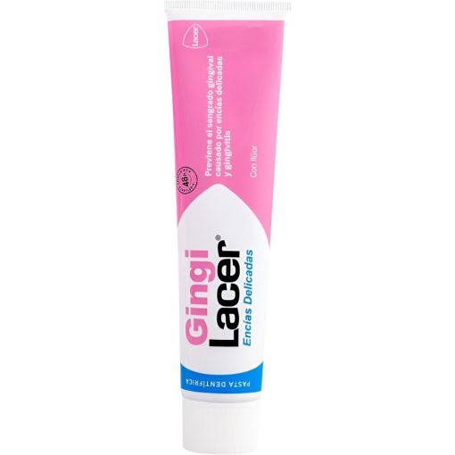Lacer Pasta Dentr&iacute;fica Gingi Enc&iacute;as Delicadas Pasta de dientes con fl&uacute;or previene el sangrado gingival