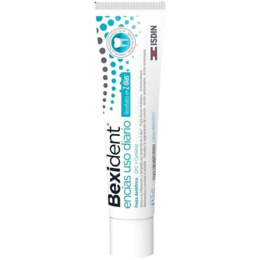 Isdin Bexident Enc&iacute;as Pasta Dentr&iacute;fica Pasta de dientes anticaries previene el sangrado e inflamaci&oacute;n por gingivitis