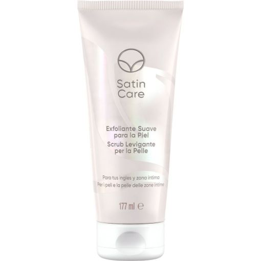 Gillette Satin Care Exfoliante Suave Exfoliante suave para ingles y zona íntima suaviza y protege de arañazos y cortes 177 ml