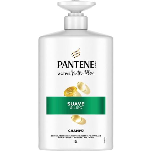 Pantene Pro-V Nutri-Plex Suave & Liso Champ&uacute; Champ&uacute; combate aspereza y encrespamiento acabado suave y sedoso para cabello seco