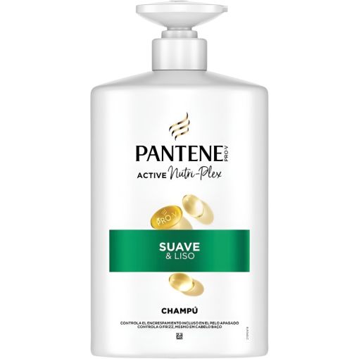 Pantene Pro-V Nutri-Plex Suave & Liso Champ&uacute; Champ&uacute; combate aspereza y encrespamiento acabado suave y sedoso para cabello seco
