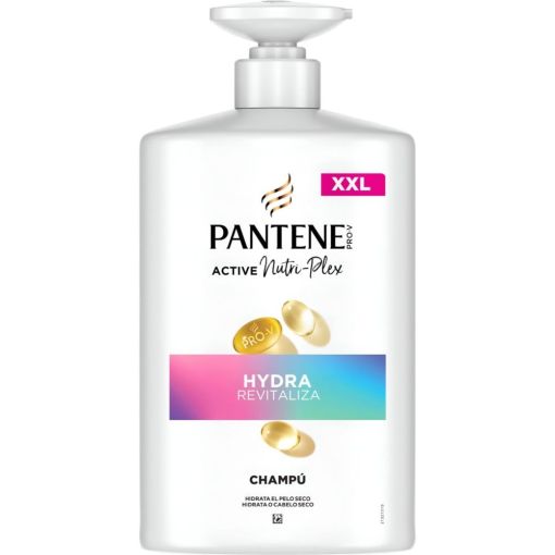 Pantene Pro-V Nutri-Plex Hydra Revitaliza Champ&uacute; Champ&uacute; nutre intensamente hasta 8 capas ofreciendo brillo para cabello extremadamente seco