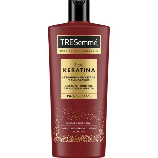 Tresemme Liso Keratina Champú Champú nutrición suavidad y brillo deslumbrante para cabello encrespado o dañado 685 ml