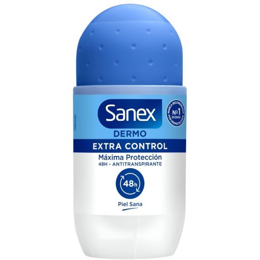 Sanex Dermo Extra Control Desodorante Roll-On Desodorante máxima protección 48 horas 50 ml