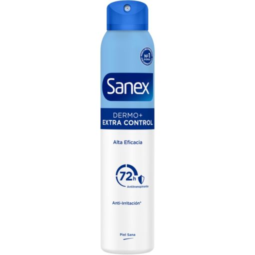 Sanex Extra Control Ph Balance Dermo Desodorante Spray Desodorante combate el mal olor y restaura el ph natural de la piel hasta 72 horas 200 ml