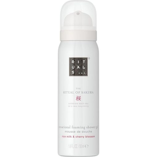 Rituals Rituals Of Sakura Foaming Shower Gel Gel de ducha en espuma con exclusiva tecnolog&iacute;a y agradable aroma a leche de arroz org&aacute;nico y flor de cerezo 50 ml