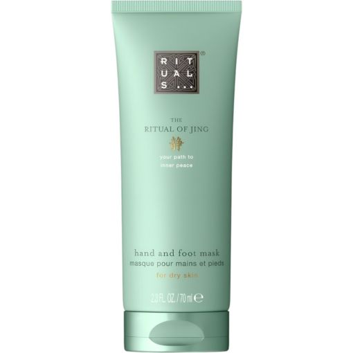 Rituals The Ritual Of Jing Hand And Foot Mask Mascarilla de noche para pies y manos suaviza y calma con aroma a s&aacute;ndalo y lavanda 70 ml
