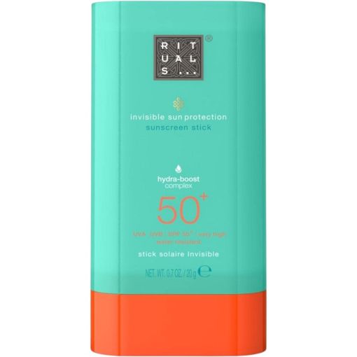 Rituals The Ritual Of Karma Invisible Sun Protection Stick Spf 50+ Stick solar facial resistente al agua hidratante e invisible de absorci&oacute;n r&aacute;pida protege contra el envejecimiento 20 gr