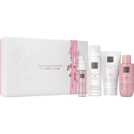 Rituals The Ritual Of Sakura Estuche Rutina de ba&ntilde;o relajante y equilibrante ideal para regalar con aroma a flor del cerezo y leche de arroz