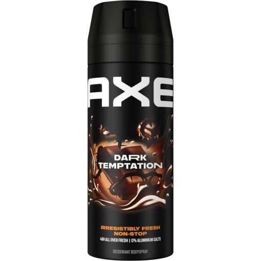 Axe Dark Temptation Dark Chocolate Scent Desodorante Spray Desodorante combate el mal olor 48 horas de protección con aroma irresistible