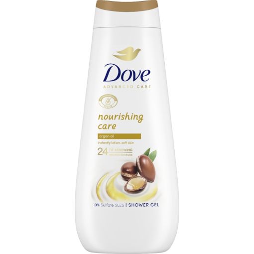 Dove Nourishing Care Argan Oil Shower Gel Gel de ducha piel renovada nutre en profundidad 400 ml