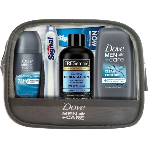 Dove Men +Care Neceser Formato Viaje Pack rutina de higiene personal masculina