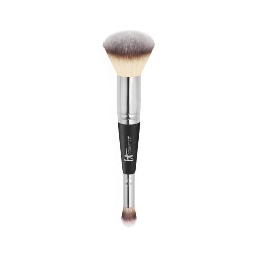 It Cosmetics Heavenly Luxe Complexion Perfection Brush Brocha doble de maquillaje para base y corrector