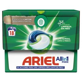 Ariel Todo En Uno Pods Regular Detergente En Cápsulas 18 Lavados, Con  Lavado A 20 °C Y Perfume Duradero : : Salud y cuidado personal