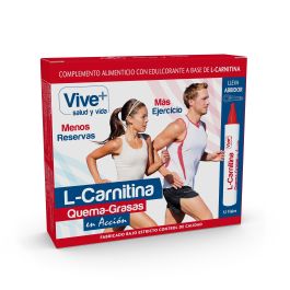 Vittalissima Complemento Alimenticio L-Carnitina Complemento alimenticio  ayuda a la prdida de grasa 12 uds