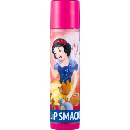 Lip Smacker Disney Princess Blancanieves Cherry Kiss Lip Balm Bálsamo labial suaviza e hidrata con delicioso sabor para explorar la magia del mundo de las princesas