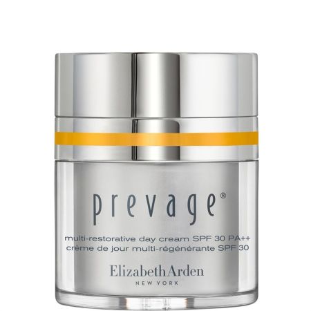 Elizabeth Arden Prevage Multi-Restorative Day Cream Spf 30 Crema facial de día hidratante disminuye arrugas y mejora el colágeno piel más firme y suave 50 ml
