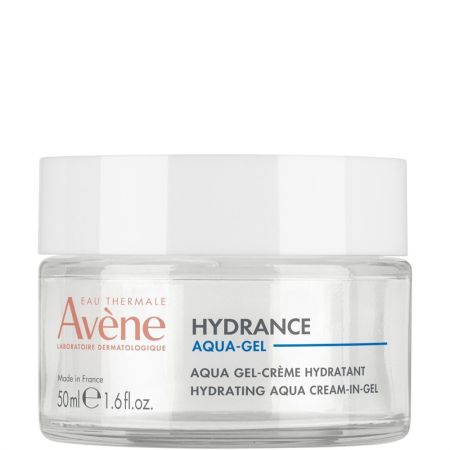 Avène Hydrance Aqua-Gel Créme Hydratant Crema facial de textura gel hidrata calmando intensamente para piel luminosa y fresca 24 horas 50 ml