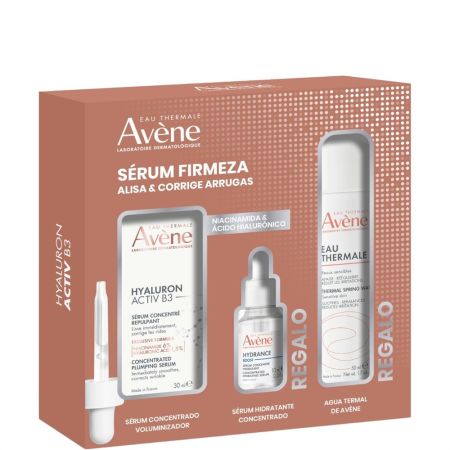 Avène Hyaluron Activ B3 Sérum Concentré Repulpant Estuche Sérum antiedad concentrado voluminizador alisa y repara las arrugas 30 ml