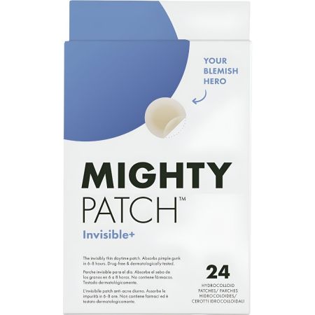 Hero Cosmetics Invisible+ Mighty Patch Parches para granos invisibles y finos crean un entorno de curación reduciendo la apariencia en solo 6 horas 24 uds