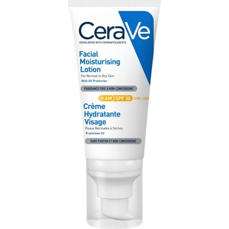 Cerave Facial Moisturising Lotion Spf 30 Loción facial hidratante reparadora y restauradora de la estructura de la piel 52 ml