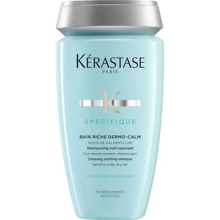 Kerastase Specifique Bain Riche Dermo-Calm Shampooing Champú calmante y purificante calma irritaciones y previene picores para cabello sensible 250 ml