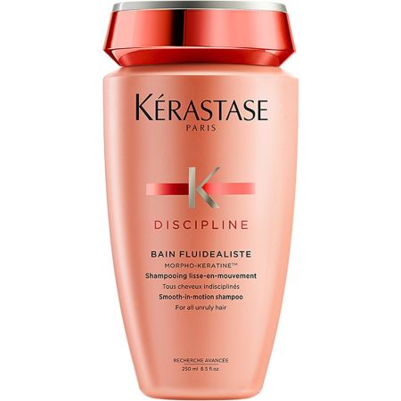 Kerastase Discipline Bain Fluidealiste Shampooing Champú ofrece manejabilidad y control del encrespamiento para cabello encrespado o rebelde