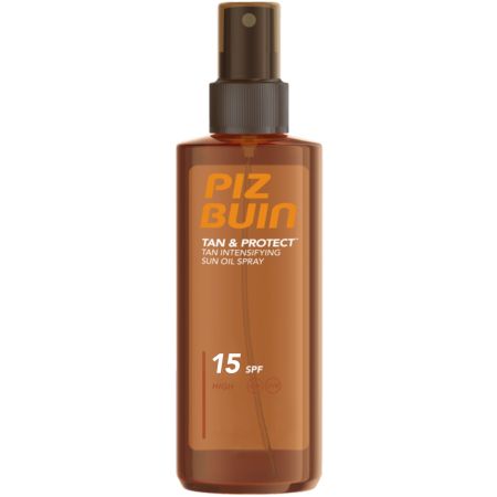 Piz Buin Tan & Protect Sun Oil Spray Aceite bronceador solar acelera la velocidad del proceso del bronceado natural 150 ml