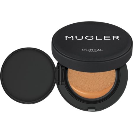 L'Oreal Mugler Soft Glow Cushion Base Maquillaje Base de maquillaje hidrate y ligera de cobertura indetectable ofrece piel perfecta hasta 24 horas de duración