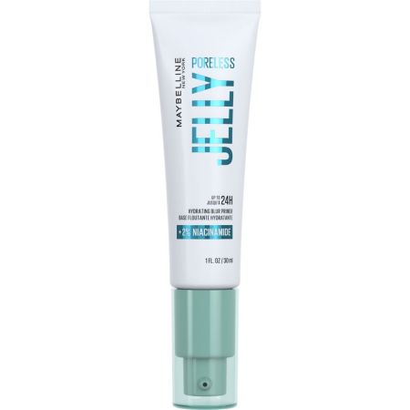 Maybelline Poreless Jelly Hydrating Blur Primer Prebase de maquillaje matificante borra poros y controla brillos con protección hasta 16 horas
