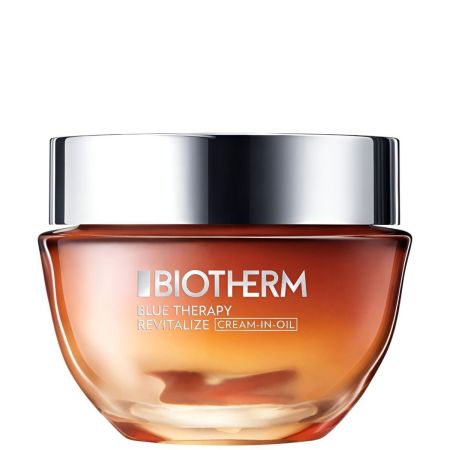 Biotherm Blue Therapy Revitalize Cream-In-Oil Crema facial de día antiarrugas combate la pérdida del brillo restaurando y nutriendo 50 ml