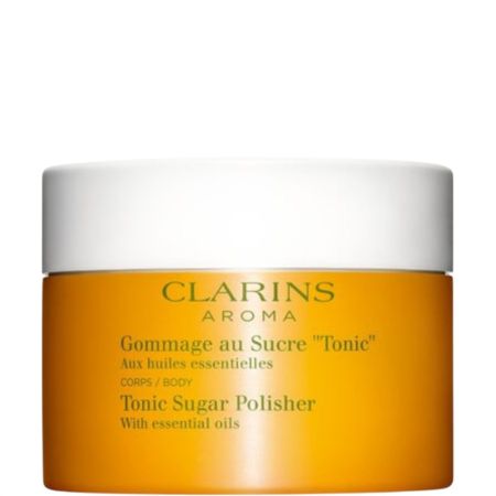 Clarins Aroma Gommage Au Sucre "Tonic" Exfoliante corporal elimina células muertas e impurezas a base de cristales de azúcar 250 ml