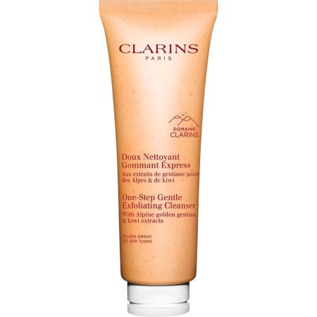 Clarins Doux Nettoyant Gommant Éxpress Exfoliante corporal limpiador multifunción elimina impurezas maquillaje y células muertas 125 ml