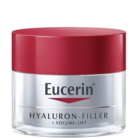 Eucerin Hyaluron-Filler+Volume-Lift Noche Crema facial de noche antiedad combate la flacidez y la reducción del volumen 50 ml
