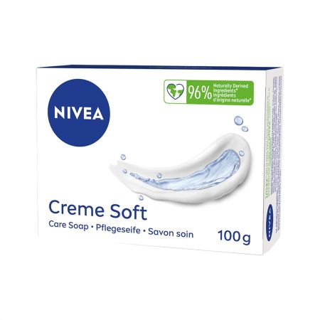 Nivea Creme Soft Pastilla Jabón Jabón de manos en pastilla limpia tus manos y refresca tu piel