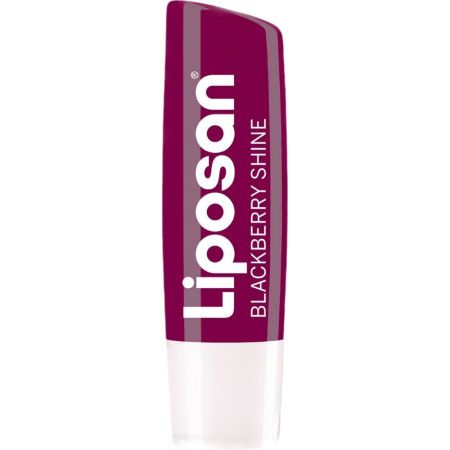 Liposan Black Berry Shine Bálsamo Labial Bálsamo labial hidrata intensamente 24 horas ofreciendo sutil brillo con delicioso aroma a mora