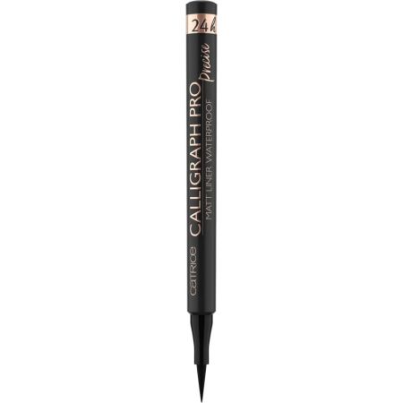 Catrice Calligraph Pro Precise Matt Liner Waterproof Delineador de ojos resistente al agua de alta cobertura y gran precisión 24 horas de duración