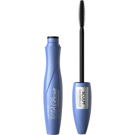 Catrice Glam & Doll Sculpt & Volume Mascara Waterproof Máscara de pestañas resistente ala gua volumen esculpido longitud sorprendente y definición limpia sin grumos