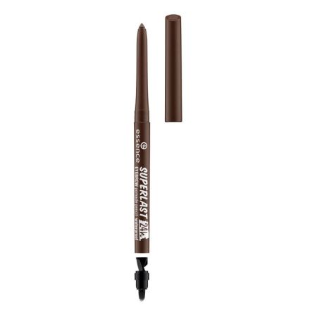 Essence Superlast 24h Eyebrow Waterproof Perfilador de cejas resistente al agua con punta retráctil sacapuntas y cepillo de silicona