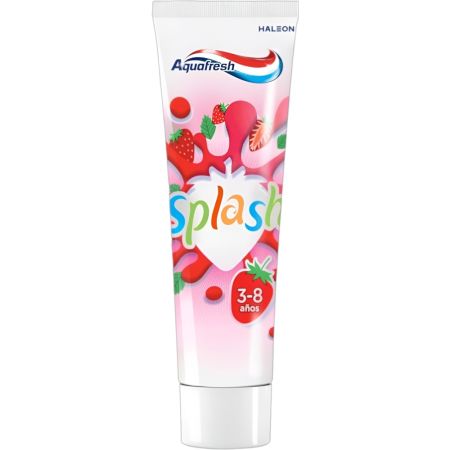 Aquafresh Pasta De Dientes Splash 3-8 Años Pasta de dientes infantil con sabor a fresa 75 ml