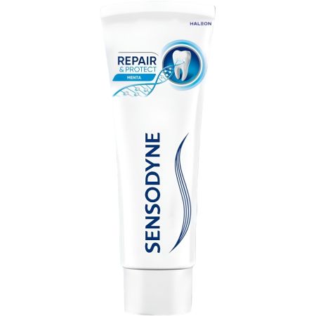 Sensodyne Dentífrico Repair & Protect Menta Pasta de dientes mejora la salud de las zonas del diente dañadas 75 ml