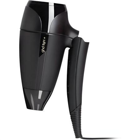 Ghd Flight+ Travel Hair Dryer Set Secador de viaje ligero y potente con mango plegable ofrece un secado rápido sin esfuerzo y de larga duración