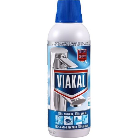 Viakal Tu Tratamiento Diario Contra La Cal Tratamiento diario elimina las marcas de agua y disuelve la cal 500 ml