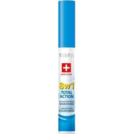 Eveline Cosmetics Lash Therapy Professional Total Action Serum Sérum de pestañas fortalecedor para pestañas débiles y quebradizas