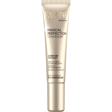 Eveline Cosmetics Magical Perfection Concealer Eye Corrector facial ilumina reduce signos de fatiga hidrata y calma las irritaciones