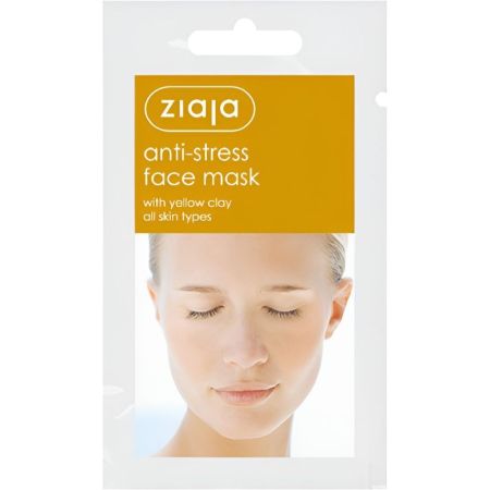 Ziaja Arcilla Amarilla Mascarilla Facial Anti-Estrés Mascarilla facial antiestrés con arcilla amarilla suaviza y calma irritaciones 7 ml