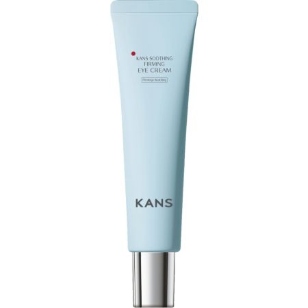 Kans Soothing Firming Eye Cream Contorno de ojos antiedad de textura ligera refuerza fortaleciendo la piel con polipéptidos 30 ml
